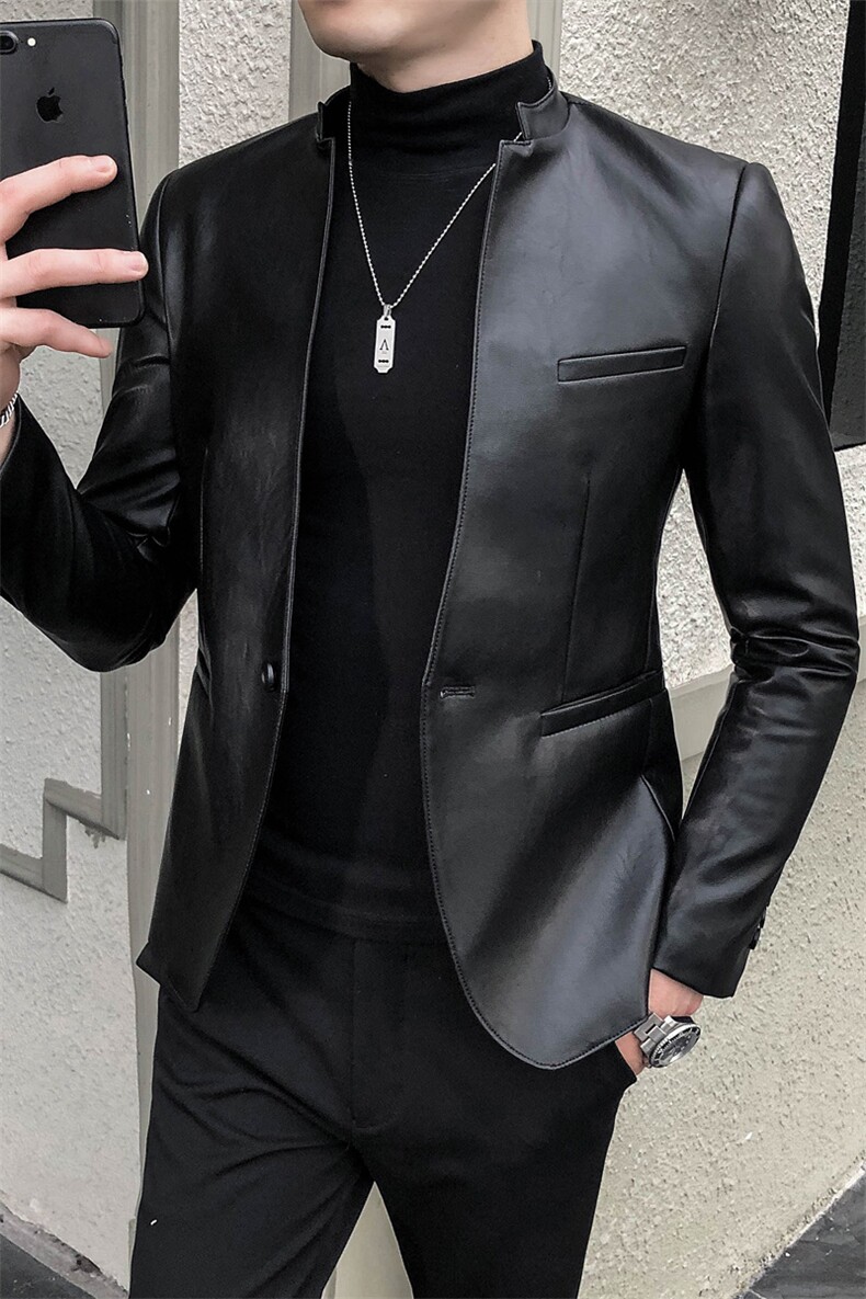 秋冬店主休闲夹克西装单西男士修身西服A236-XZ-166-P130,男装夹克,电商A236
