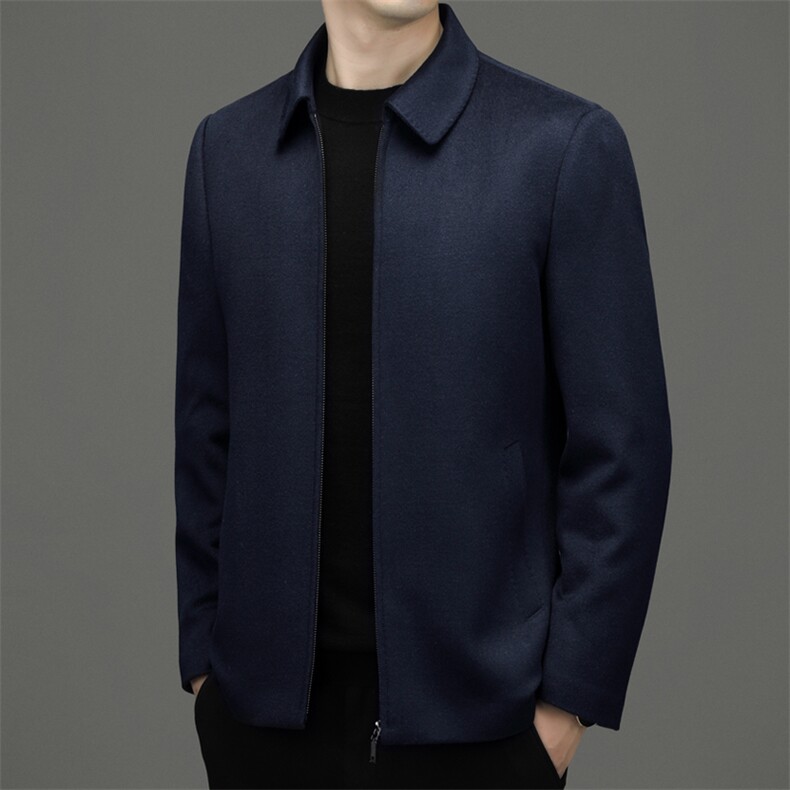 BWBJ8855钱塘2020-2中年男士商务休闲简约冬季厚款夹克P500,男装夹克,钱塘207-2