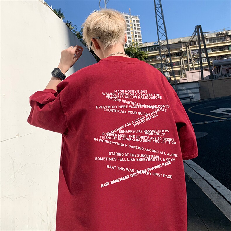 量大优供视频220克美式短袖t恤T3163得物直播有280克品质,男装T恤,电商A486