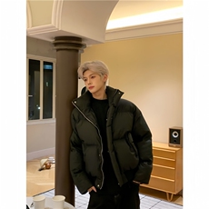 网图特批现货高品质供抖音供直播美式短款pu棉衣男女G1111P70，男装棉衣，电商A339