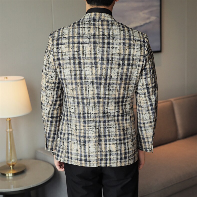 26做货-男士休闲西装修身韩版西服外套上衣DX6956P185,男装西服套装,电商D216