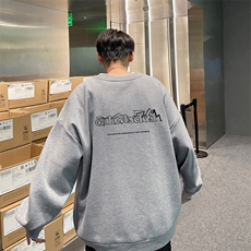 华夫格！华夫格上衣男圆领华夫格卫衣男大码长袖t恤男HY187-P30，男装卫衣，电商B367