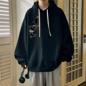 连帽卫衣男大码胖子帽衫大号运动服WY2461-P35图片