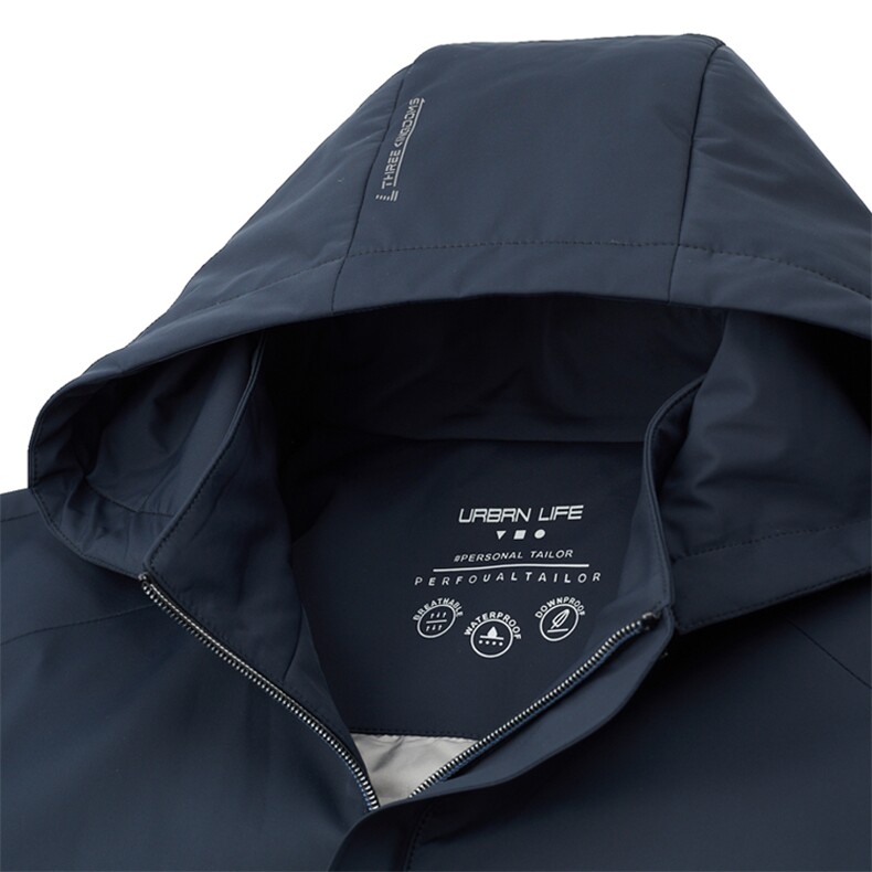 CD8808钱塘2020-2秋冬新款中老年男士休闲羽绒服连帽百搭外套P235,男装羽绒服,钱塘207-2