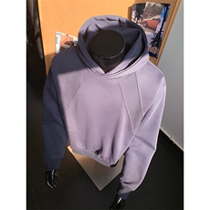 假模-美式春秋新款拼接潮牌宽松连帽上衣9120-P38，男装卫衣，电商B380（原B361）