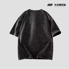 潮舞狮人物印花新款短袖t恤男女夏季宽松街头美式上衣GA536P24，男装T恤，星座1013-5
