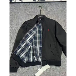 订单已下~早秋新款修身翻领小马刺绣防水情侣夹克外套JK90-P65图片
