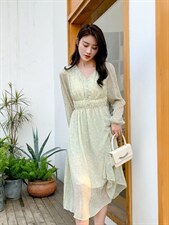 现货：碎花连衣裙，女装连衣裙，蕾曼拉