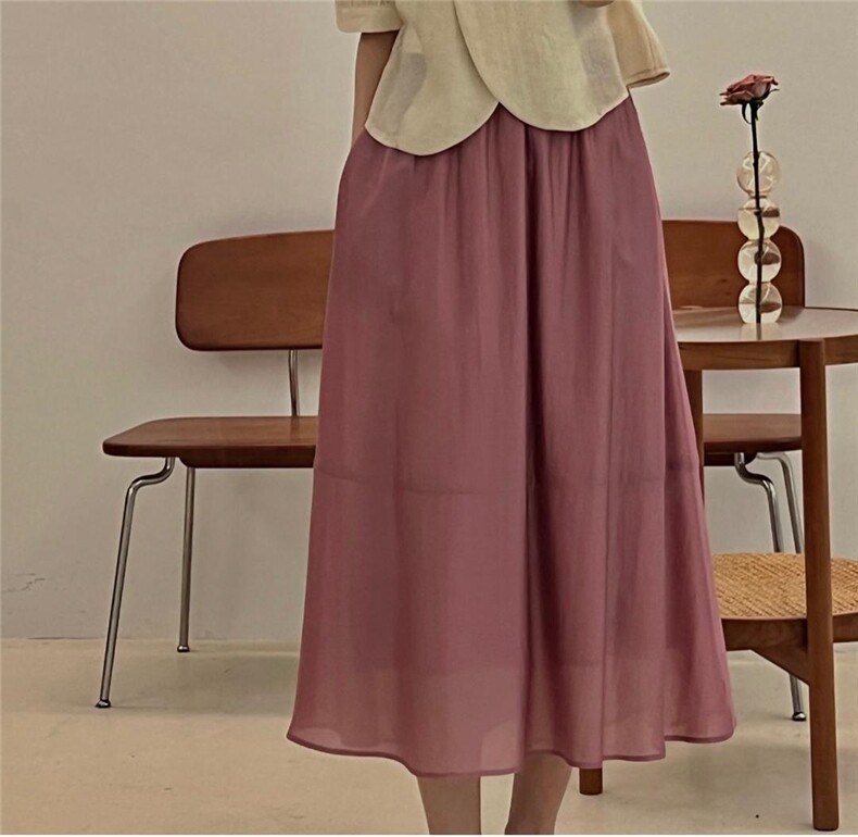 新款韩系半身裙，女装半身裙，土布鱼