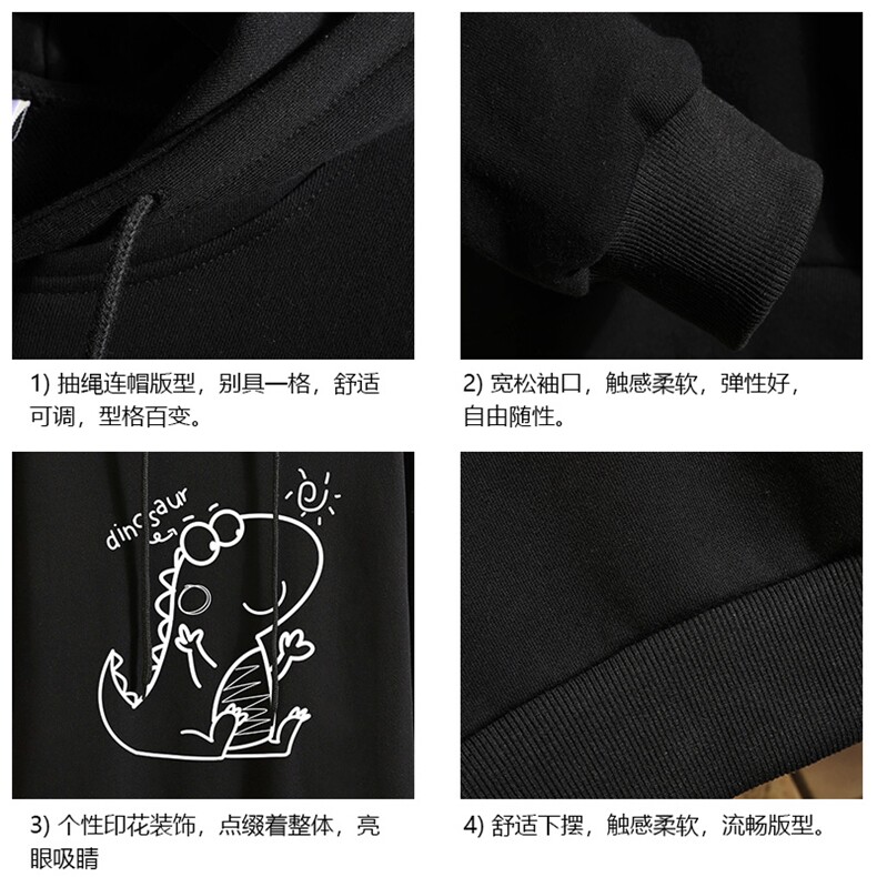 WY2172-P35加绒款-P40纯棉连帽卫衣男大码运动帽衫宽松薄砖墙,男装卫衣,电商A040A