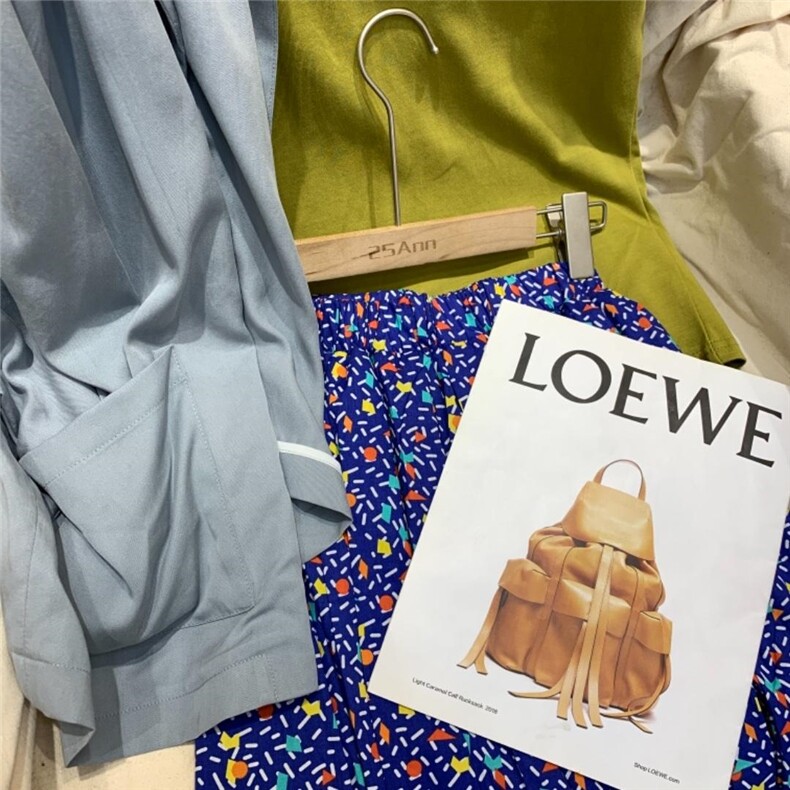 多色复古短袖T恤，女装T恤，25Ann·Studio