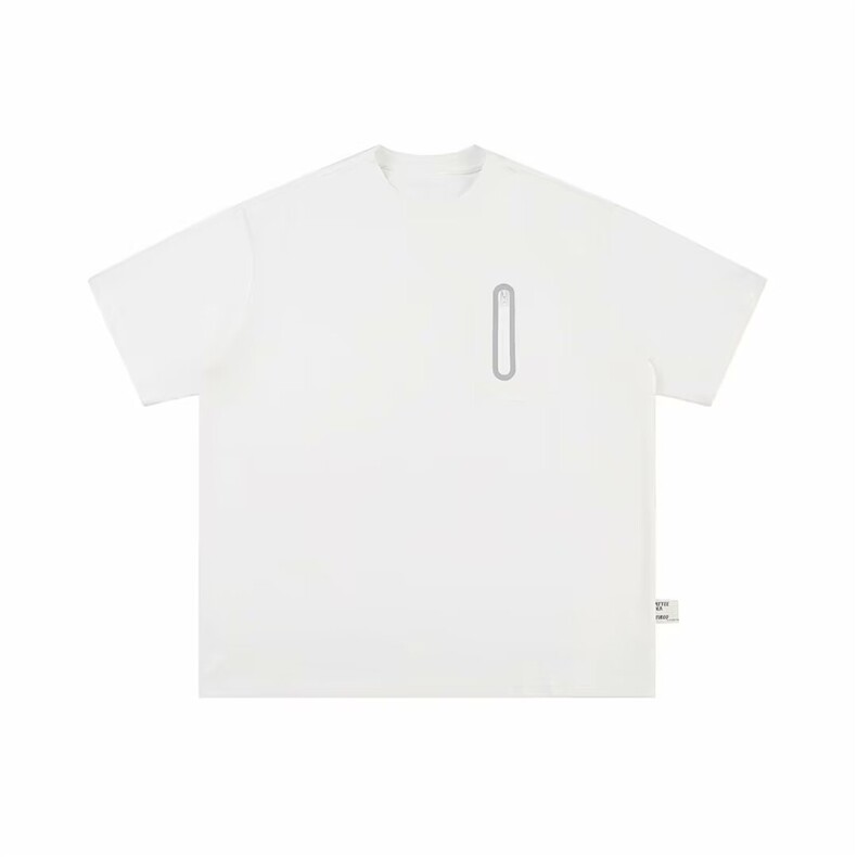 夏季男士日系开叉拉链运动短袖防晒凉感休闲T恤休闲百搭宽松半袖，男装防晒衣，星座506A