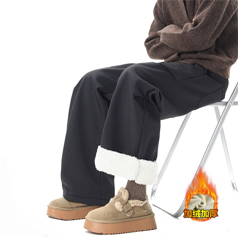 D258L1744P55控88北极绒棉裤，男装棉裤，电商D258