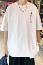 夏季新品港风立体时尚纯棉半袖男女印花短袖T恤1611-P38控价58，男装T恤，电商A441-1
