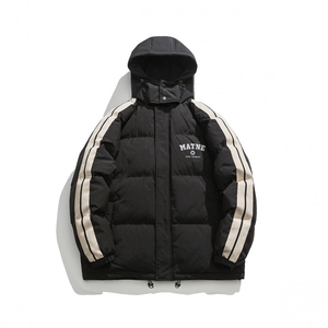 白底23冬季百搭宽松字母印花潮流棉服卫衣MY53031特批P95控158图片
