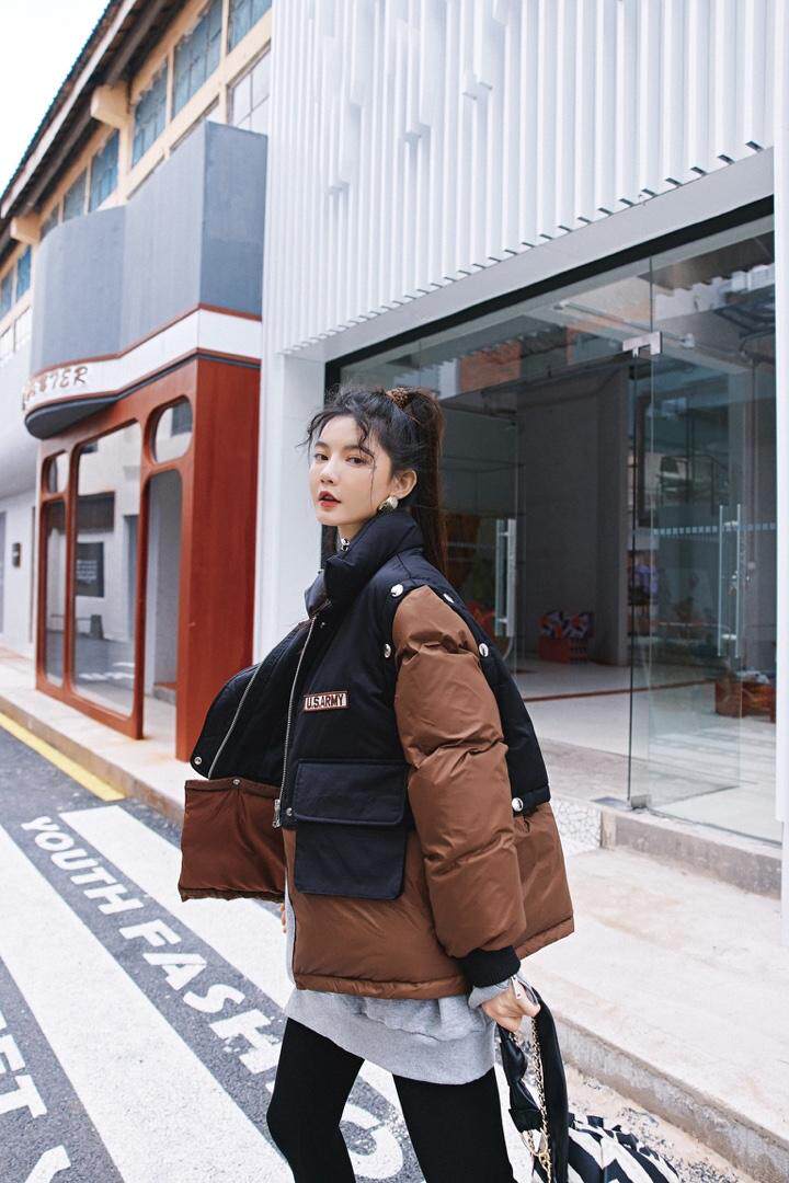 袖子了拆卸，棉衣，羽绒两个版本，女装棉衣/棉服，YOUER DENG