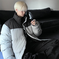 经典拼色加厚百搭棉衣外套冬季面包服2321特P90，男装棉衣，电商A309