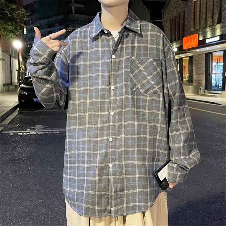长袖衬衫男港风潮流CG037P30图片