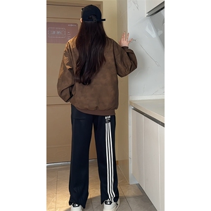 （量大差价足）春秋款复古PU皮夹克磨砂质感外套1213-DY2313-P95图片