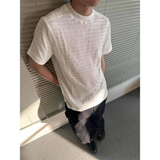原版现货5000夏季静奢肌理混纺提花短袖T恤男女310A-4-tk3-特批16，男装T恤，星座310A-4