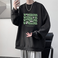 麂皮绒卫衣男大码重磅长袖t恤男JW81376-P35，男装卫衣，电商A040