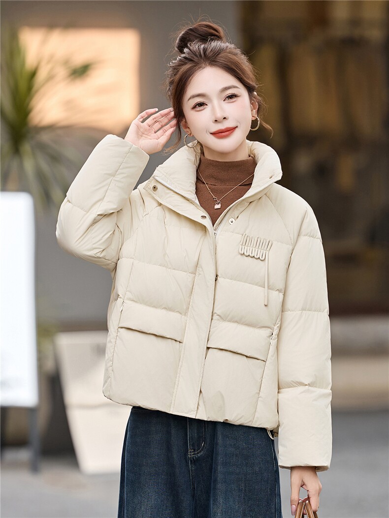 冬季90白鸭绒羽绒服保暖厚款韩版网红通勤简约羽绒服外套,女装羽绒服,姿衣坊
