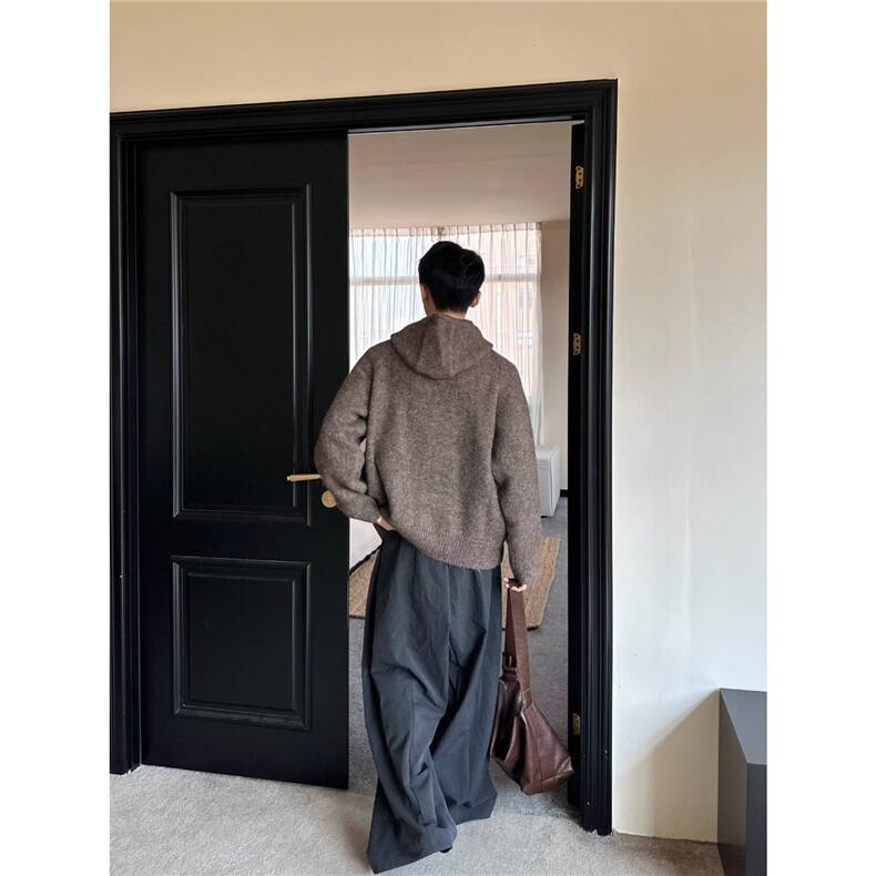 有货DMY6520-批65美式连帽毛衣外套女秋冬季美拉德外套,男装针织衫/毛衣,星座603-2