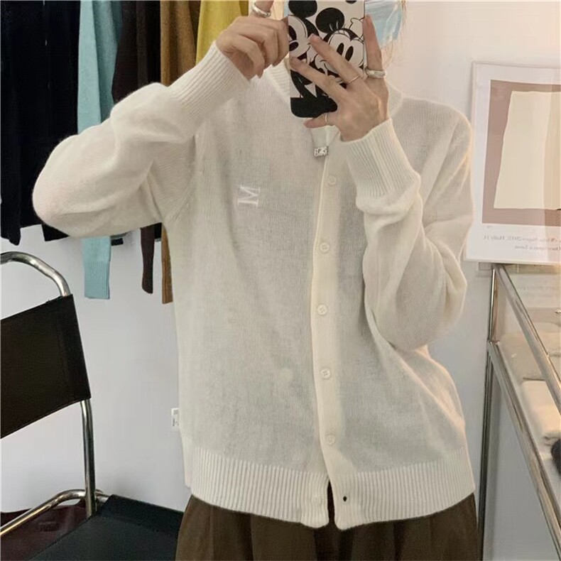 薄款衣服女圆领毛衣外套短款针织开衫长袖内搭打底衫，女装针织衫/毛衣，半城羊绒