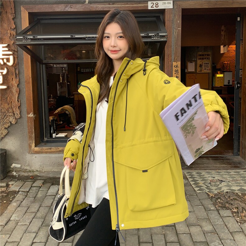 新款2026冬季加绒派克服7841-P215-K328,女装棉衣/棉服,2C057