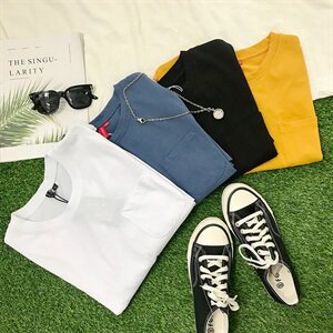 口袋打底背心纯色宽松男潮夏季韩版百搭休闲运动汗背心图片