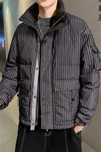 男士中青年商务休闲羽绒服冬季新款时尚潮流上衣厚款保暖男装外套图片