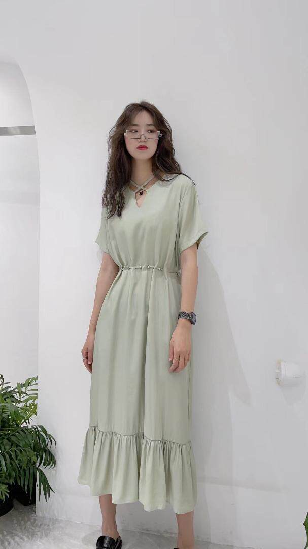 汪尚春·shangchun?w 夏季新品商场订单腰穿珠连衣，其它，SHANGCHUN·W 汪尚春