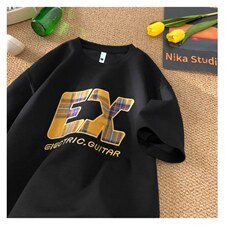 四季星座212A-T2588特30控58新款炫彩重工刺圆领中性T恤，男装T恤，星座212A（原A324）