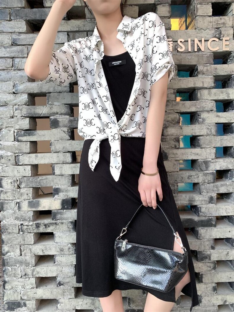 现货夏季冰丝套裙，女装，亿炫