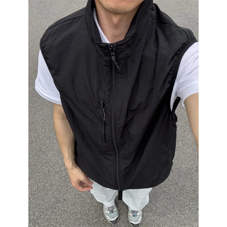 MJ124LL-特P53山系机能无袖坎肩马甲外套男高级感痞帅,男装背心/马甲,星座1007（原301D）