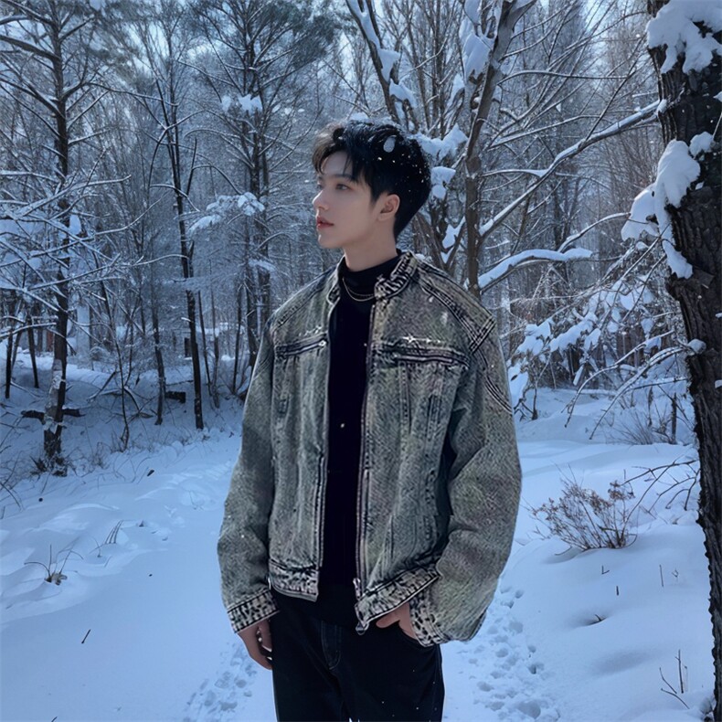 现货不缺货水洗百搭牛仔夹克潮流百搭外套1209-1-JK12-P78，男装夹克，星座1209-1