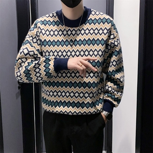B340 M930 P88118 无头风店主风加厚冬季毛衣男图片