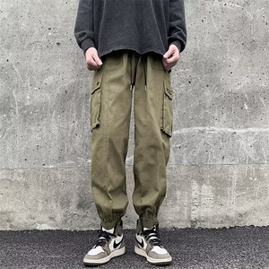 男春季新款港风休闲裤K772P35图片