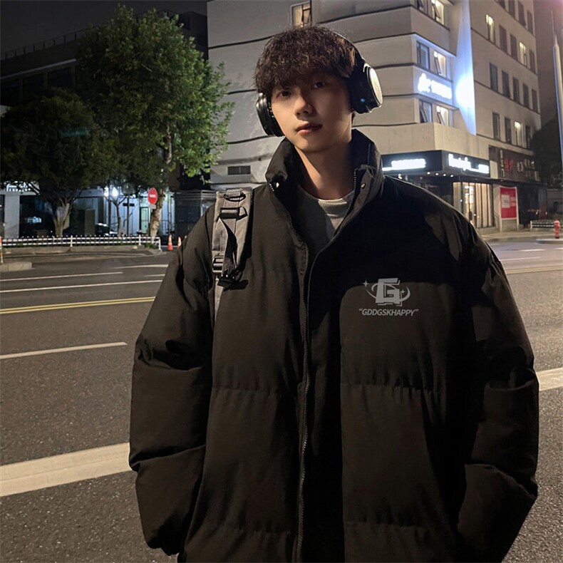 外景冬季加厚面包服男宽松休闲情侣保暖棉衣立领外套MF00427/P90图片