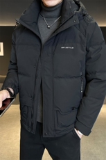 新标连帽轻奢男羽绒服现货高品质情侣保暖外套数据款，男装羽绒服，电商A237