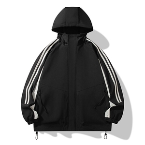 秋季二开宽松夹克男撞色三防冲锋衣外套DSA157B-JK7832-P75