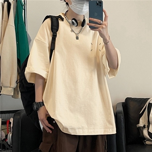 得物直播品质220克纯棉精梳印花T恤短袖dcm285-特批20控38图片
