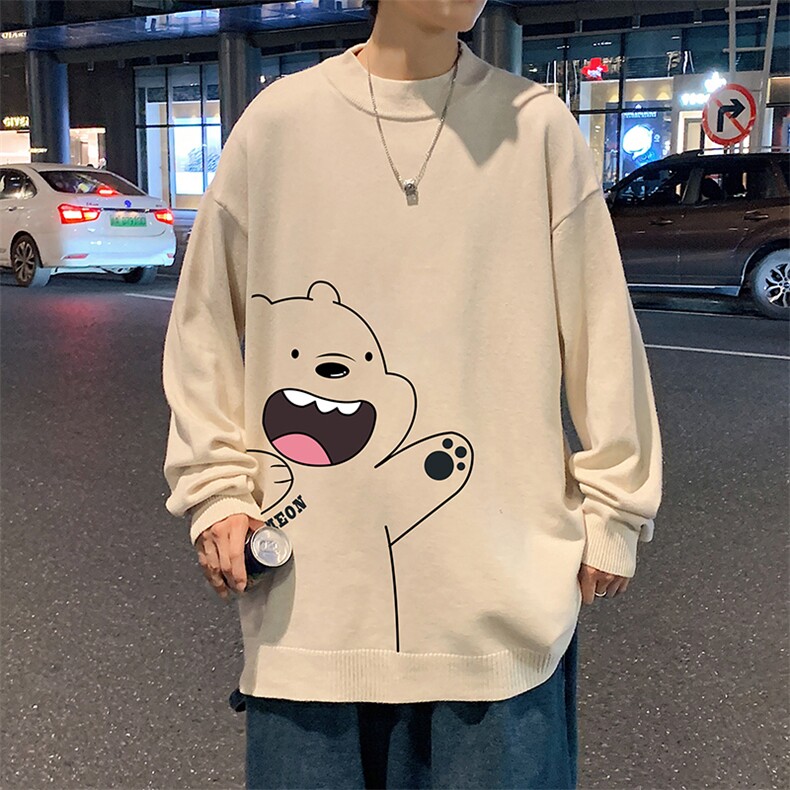 M18131-P45加绒款-P65半高领毛衣男士大码针织衫男毛线衣男,男装针织衫/毛衣,电商A040