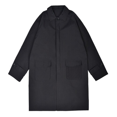 F3112/P80秋装中长款风衣男宽松男士大码外套韩版潮流上衣男控108，男装风衣，电商A141