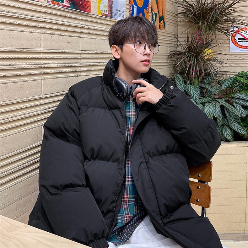 现货 抖音得物可供视频 冬季三防加厚羽绒棉衣外套面包棉服 81135图片