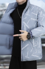 双面穿棉衣男士2024冬季韩版潮牌百搭宽松时尚情侣棉服MY2218-P55，男装棉衣，星座1402-1