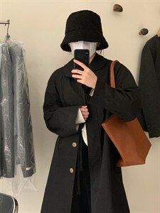 风衣来啦。韩代1:1  面料是韩密制。图片