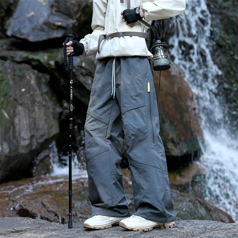 山系工装裤春季新款登上防水冲锋裤机能户外弯刀休闲长裤K855-P40，男装工装外套，星座1403A