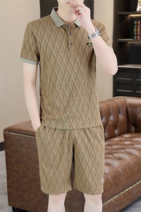 男士短袖T恤2023新款夏季青年体恤薄款半袖潮流打底休闲运动套装图片