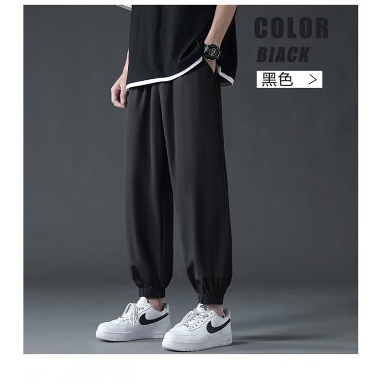 现货外贸欧码2026夏季新款男士休闲大码休闲裤大码冰丝裤K30，男装休闲裤，星座1816-3（原1210-3）